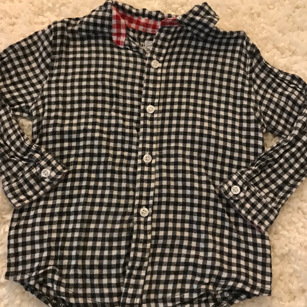 Mud pie 2-3 long sleeve dress shirt